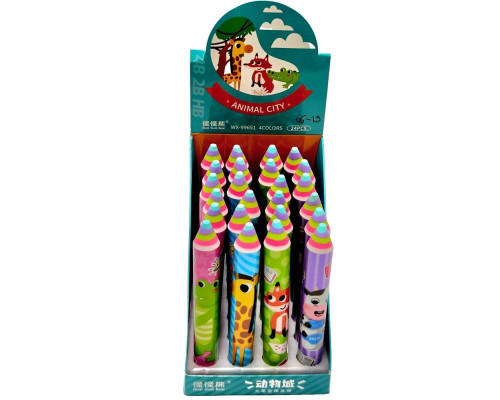 Radiera figurata "Pensil" h.13.5 cm WX-99651 (24/480)