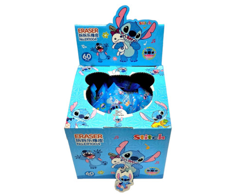 Ластик фигурный "Stitch" ассорти ER1004 (60/1440)