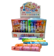 Set carioci 6 culori, cu miros de fructe, 521 (24/288)