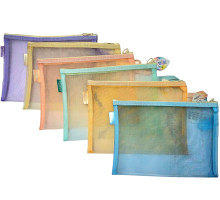 Mapa pentru caiete cu fermuar, din plasa, 19*26 cm JC-10754 (24/432)