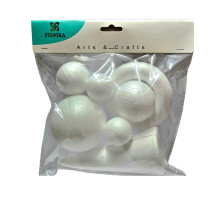 Набор пенопластовых фигурок "Геометрические фигуры" 4-15 см, 7 шт. S18-19 (12/120)