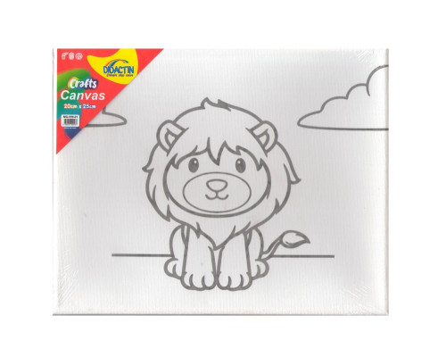 78500 Panza cu imprimeu de colorat pentru copii "Pui de leu" 20x25 MG-559-01