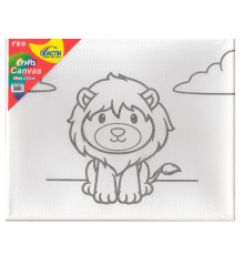 78500 Panza cu imprimeu de colorat pentru copii "Pui de leu" 20x25 MG-559-01