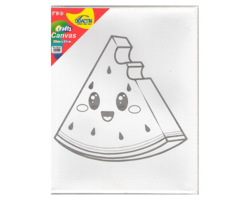 Panza cu imprimeu de colorat pentru copii "Pepene verde" 20x25 MG-559-05