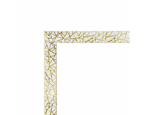 Фоторамка А4 белая "Золотая паутина", 20 мм F2015A-G2 CM*6216