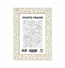 Rama foto A6 (10*15) alb "Pinza aurie", 20 mm F2015A-G2 CM*6575