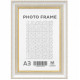 Фоторамка A3 белая с золотым орнаментом, 50 мм F5033-015G CM*6209