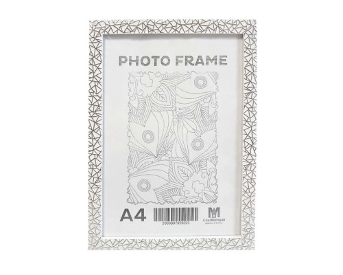Rama foto А4, 20mm, alb "Pinza argintie", F2015A-S2 CM*6223