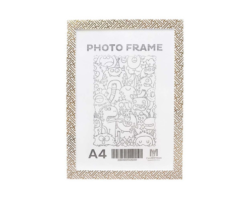 Rama foto А4 alb "Labirint auriu", 20 mm F2015A-G1 CM*6230