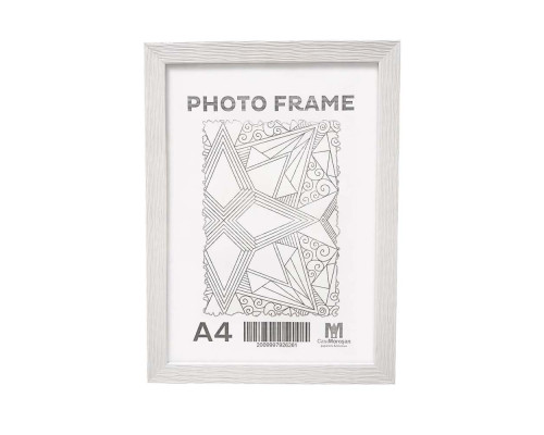 Rama foto А4, 20mm, lemn alb, F2029-015 CM*6261