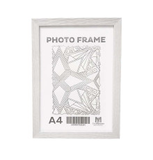 Фоторамка А4 белое дерево, 20 мм F2029-015 CM*6261