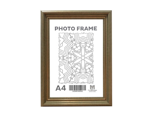 Фоторамка А4 Золотая олива, 33 мм F3312-02 CM*6322
