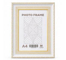 Rama foto А4, 50 mm, alb cu ornament auriu, F5033-015G CM*6384
