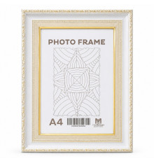 Rama foto А4, 50 mm, alb cu ornament auriu, F5033-015G CM*6384