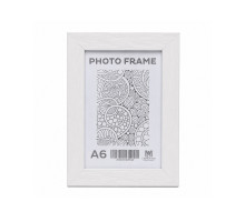 Rama foto A6, 10x15/ 20mm, Lemn alb, F2029-015 CM*6629