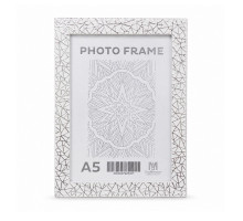 Rama foto A5, 15x20/ 20mm, alb "Pinza argintie", F2015A-S2 CM*6407