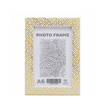 Rama foto A6, 10x15/ 20mm, Alba "Labirint auriu" F2015A-G1 CM*6599