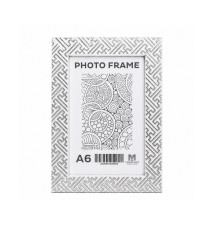 Rama foto A6, 10x15/ 20mm, Alba "Labirint argintiu" F2015A-S1 CM*6605