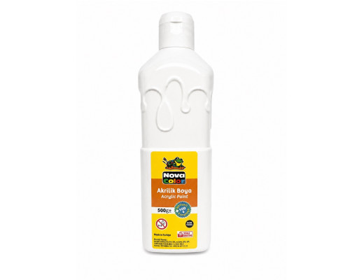 Vopsea acrilica 600 ml alba NC-385 (6/24)