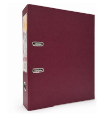 Biblioraft A4, 7,5 cm, PP/hartie, bordo HJ-205 (50)