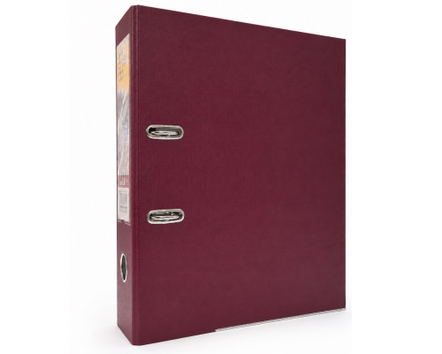 Biblioraft A4, 7,5 cm, PP/hartie, bordo HJ-205 (50)