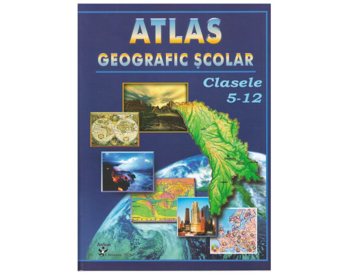 Atlas geografic scolar. Clasele 5-12 RO (2026)