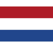 Флаг для подставки настольной Нидерландов 15х22,5 см, 160гр/м2, двойной атлас