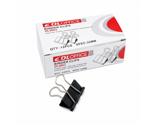 Clipsuri metalice 32 mm set 12buc DL0003 (12/120)