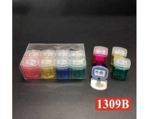 Ascutitoare plastic, dubla cu container, MD1309B (12/1440)