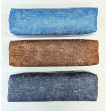 Пенал 1отделение 20x6cм "Denim", ассорти, 3553 (12/600)