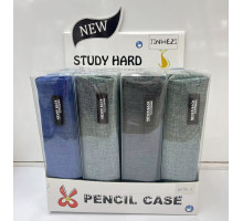 Penar 1 compartiment 22x5cm "Never back down", asortat, 8700-1 (12/288)