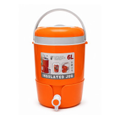 Set picnic cu recipient termic de 6 litri și vesela, plastic (12)