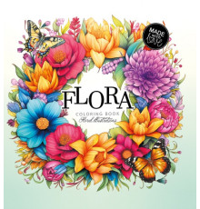 Carte de colorat 160x160 mm, 48 pag "FLORA" 23383 (10)