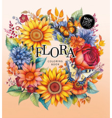 Carte de colorat 160x160 mm, 48 pag "FLORA" 23384 (10)