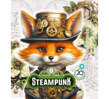 Раскраска 160х160 мм, 48 стр, "STEAMPUNK FOX" 23387 (10)