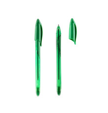 Ручка шариковая маслян., зеленая, 0.7мм, Soft Jet (12/480