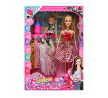 Papusa "Endless Charm" cu accesorii, 27 cm, 3+, YX682