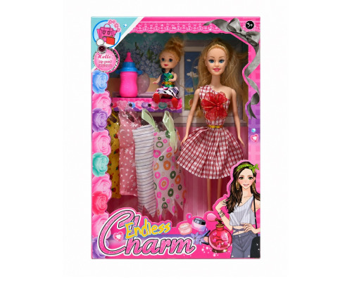 Papusa "Endless Charm" cu accesorii, 27 cm, 3+, YX682