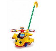 Игрушка-каталка музыкальная, "Вертолет" 60 см, 3+ 0323