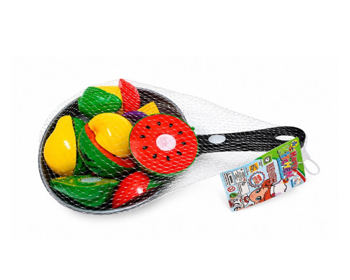 Jucаrie set de legume, 17 piese, plastic, 3+, 30136