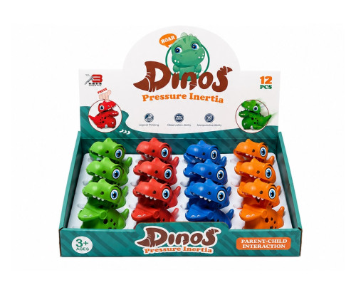 Игрушка инерционная на колесах, "Dinos" 87-7 (12)