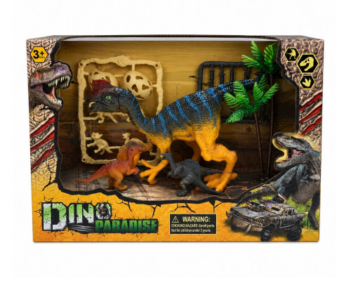 Hабор игрушечный "DINO PARADISE" пластик, 3+, 2100-5