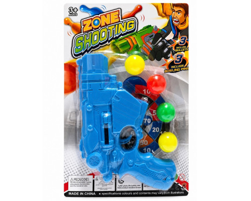 Игрушка Пистолет +4 шарика Ping-Pong, 3+ 8453