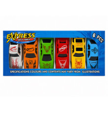 Hабор машинок"EXPRESS" 6 шт. пластик, 3+, 2106