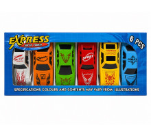 Hабор машинок"EXPRESS" 6 шт. пластик, 3+, 2106