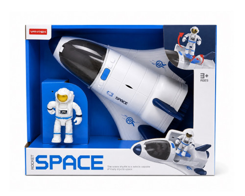 Игрушка Ракета с космонавтом "SPACE" пластик, 3+, MW7781
