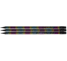 Creion simplu HB cu radieră, Wavy, 147C,CLASS (48)
