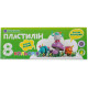 Plastilina"Maini curate" 8 culori, 160 gr., 6-431, БАРВІНОК (20/80)