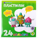 Пластилин "Чистые руки" 24 цв, 480 гр., 6-435, БАРВІНОК (10/30)