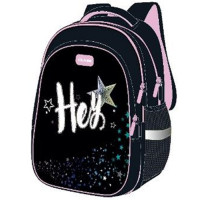 Ghiozdan cu spate ortopedic „Stars”, 3 compartimente, 37x29x17 cm, 26-8801-1C, CLASS